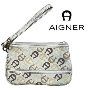 Etienne‎ Aigner VINTAGE A Logo Wristlet